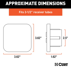 Curt 22278 Trailer Hitch Cover||22278_2.Png||87||c9322278||1786210