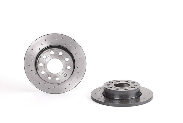 Product of Brembo 0894881XC02 Xtra Solid Cross Drilled 1 Piece Brake Rotor 