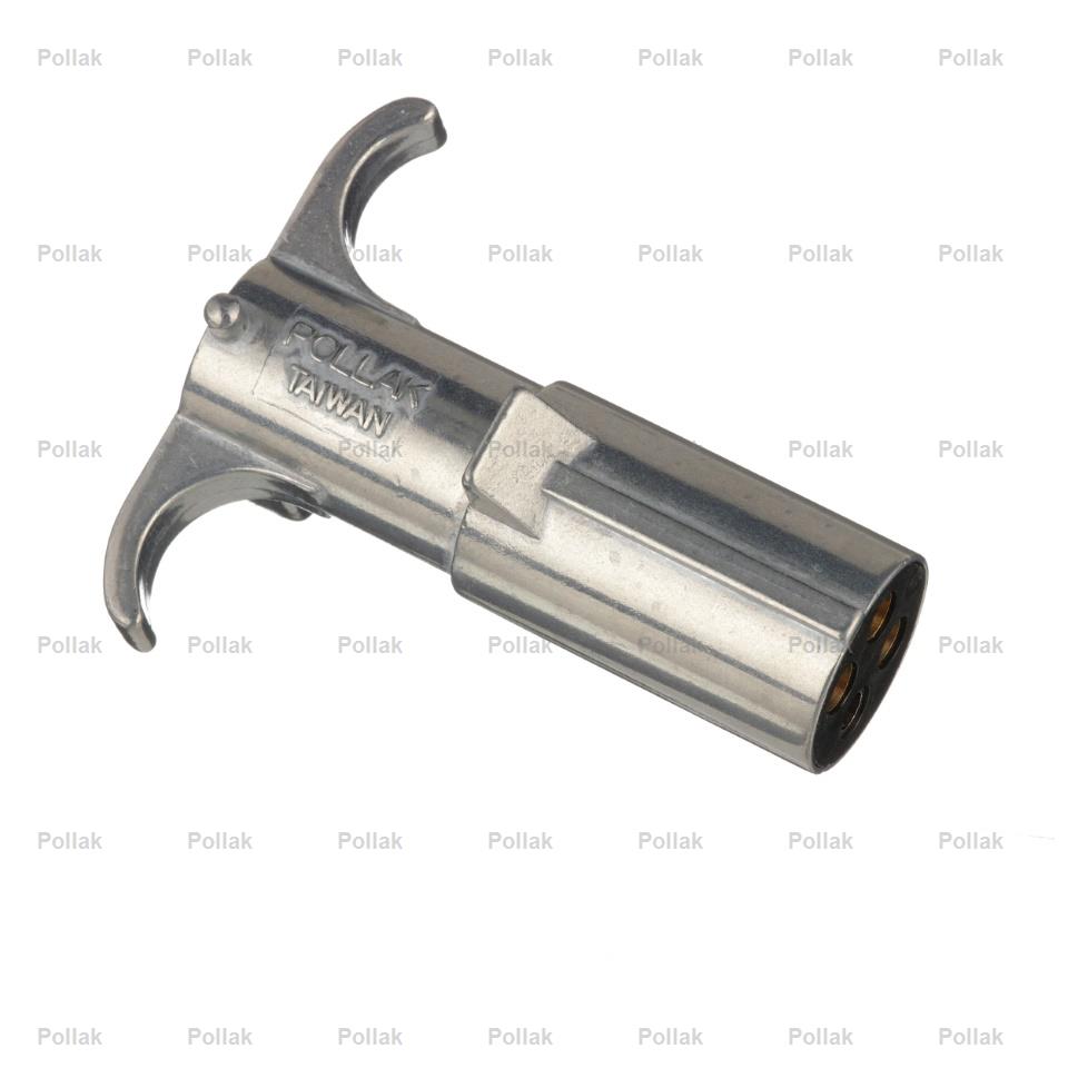 Product of Pollak 11-402 Trailer End 4 Round Trailer Wiring Connector 