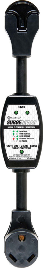 Product of SouthWire Corp. 44260 120 Volt 30 Amp Surge Protector 