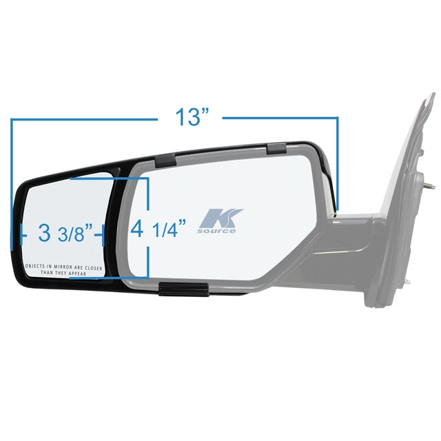 K-Source 80920 Exterior Towing Mirror||80920_3.Jpg||88||k8180920||1087405