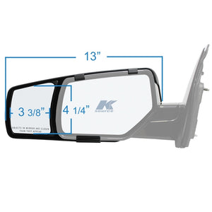 K-Source 80920 Exterior Towing Mirror||80920_3.Jpg||88||k8180920||1087405
