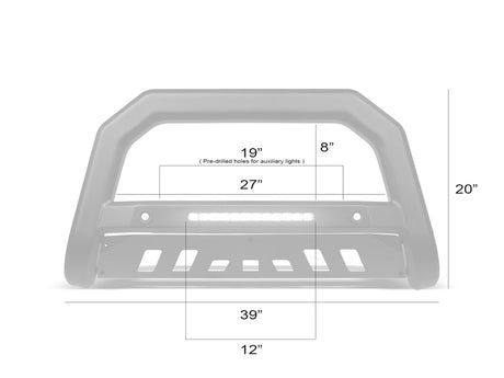 Product of Armordillo 8705513 Bull Bar  with skid plate 