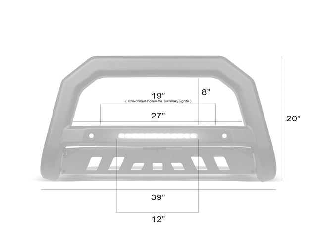 Product of Armordillo 8705513 Bull Bar  with skid plate 