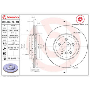 Brembo Kt00a74 Brake Kit||09.C409.13_Drw.Jpg||95||brmkt00a74||2240262