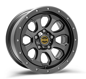 Product of Warn 17x8.5 Gun Metal Wheel - 5x5.00 Bolt Pattern 