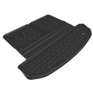 Product of 3D Mats M1KA0581309 Black Thermoplastic Rubber Of Carbon Fiber Texture To Back Of 3rd Seat Cargo Area Liner 