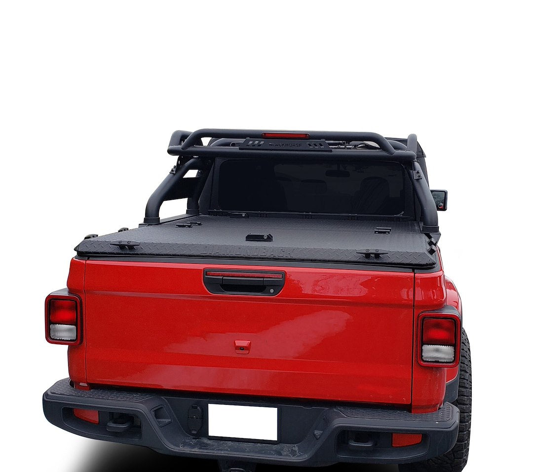 Product of Black Horse Offroad ATRB9BK Tube Powder Coated Steel Truck Bed Bar 