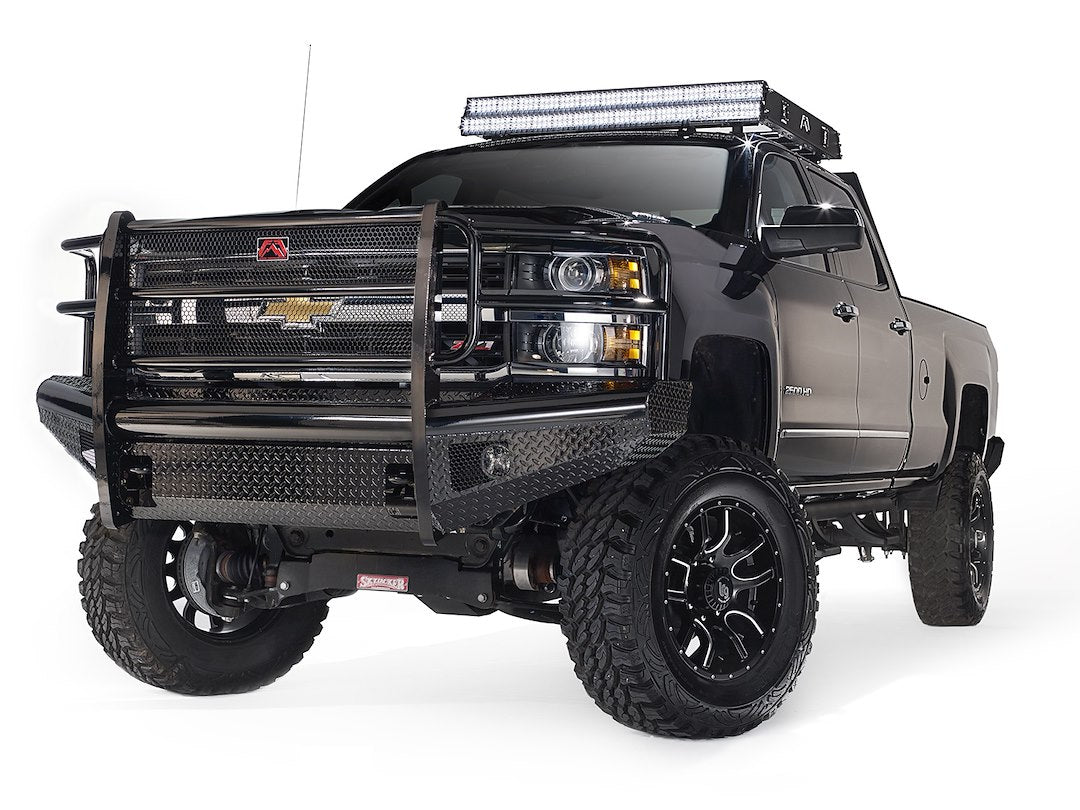 Product of Fab Fours CH11-S2760-1 Black Steel Steel Gloss Powder Coated Bumper 