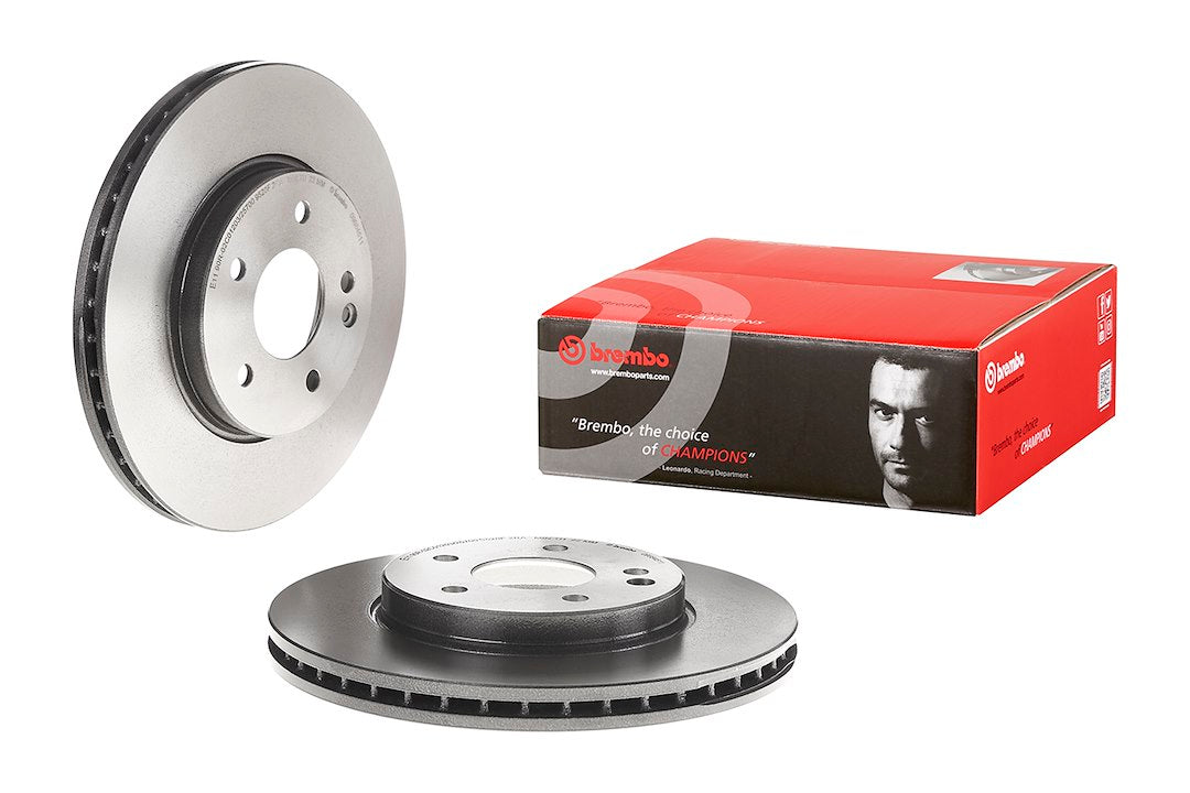 Product of Brembo 09684511C02 Vented 1 Piece Brake Rotor 