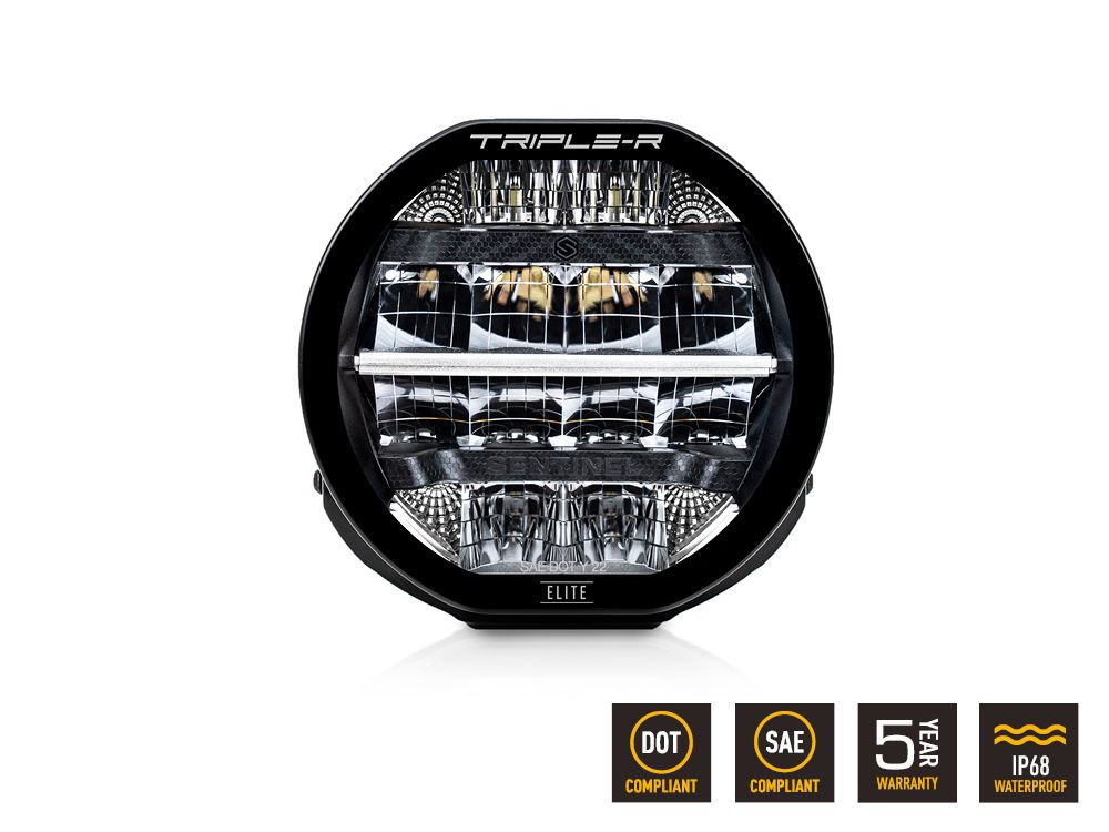 Product of Triple-R Light 0S7-US-ELITE-PL-SM Driving/ Fog Light 