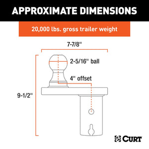 Curt 60602 Gooseneck Trailer Hitch Ball||60602_3008x1990_Ca.Jpg||89||c9360602||1490021