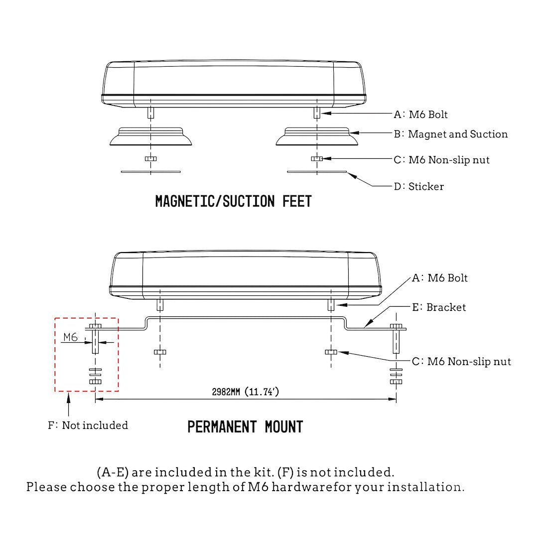 Product of Built Bright Bb6001b Warning Light