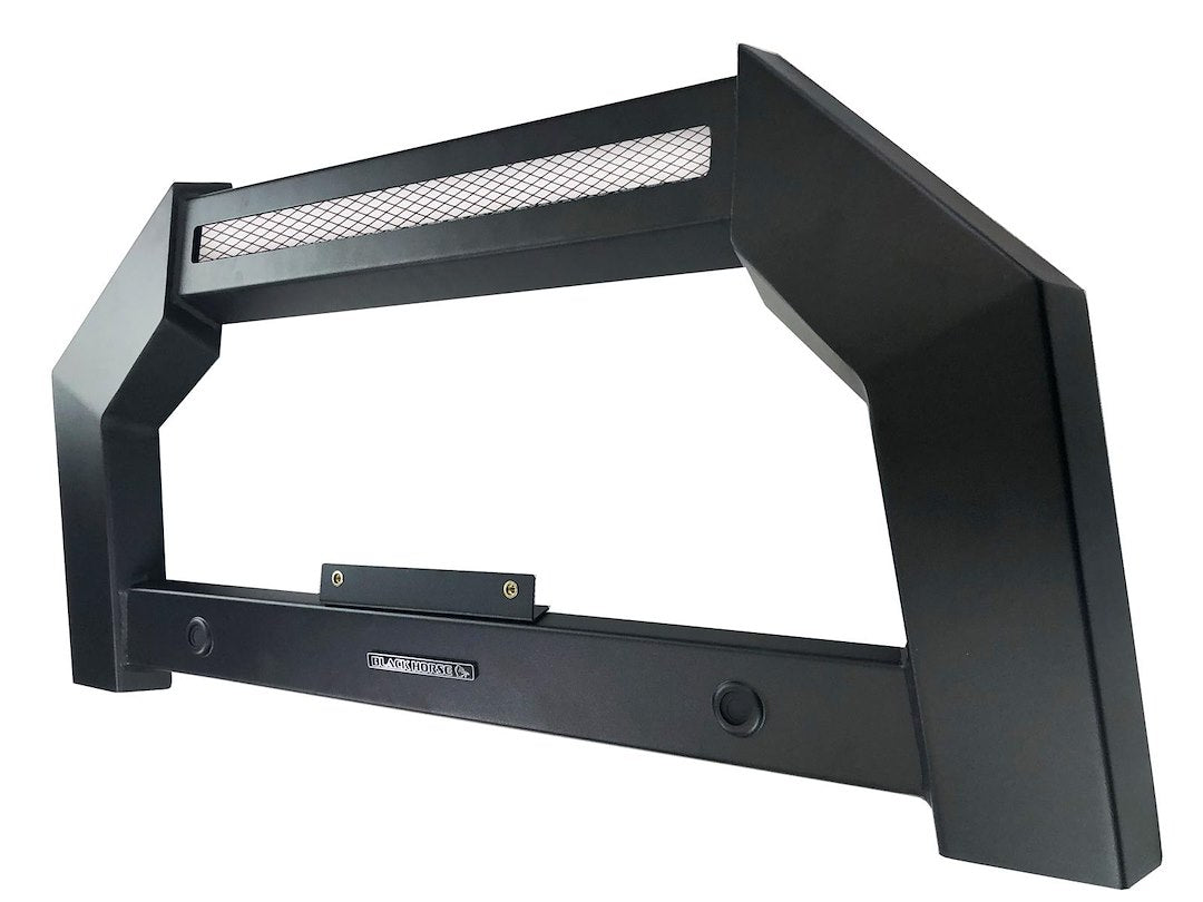 Product of Black Horse Offroad AB-NI25-NL Bull Bar Black Satin 3 Inch No with skid plate 