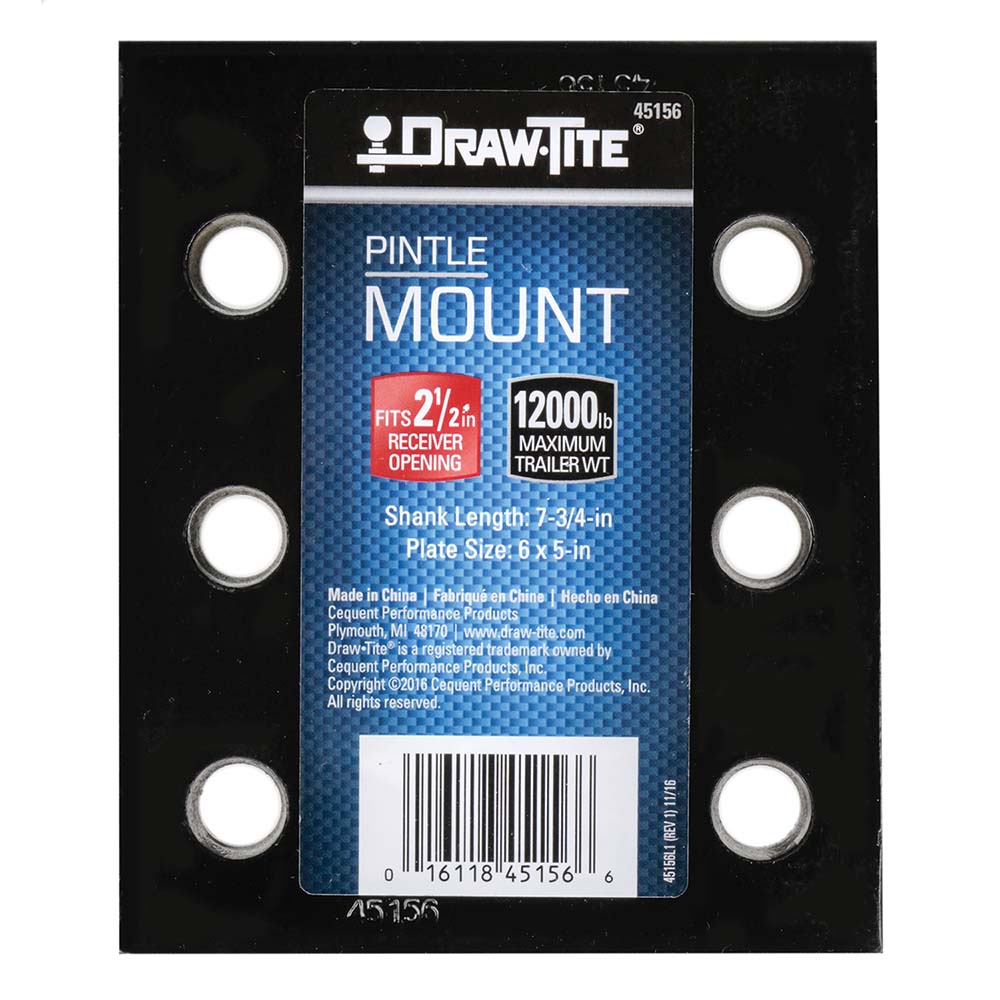 Tow Ready 45156 Pintle Hook Mounting Plate||||87||t1g45156||1919473