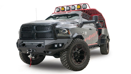 Product of Fab Fours DR19-X4451-1 Matrix Series Steel Powder Coated Bumper 