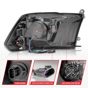 Product of ANZO USA 111539 Projector Beam Headlight Assembly - LED - Set Of 2 