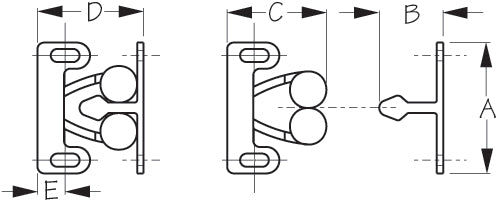 Sea Dog 227141-1 Door Catch||227141-1_1.Jpg||86||sdg2271411||896815
