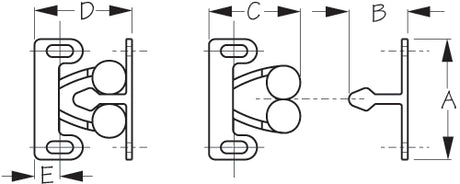 Sea Dog 227141-1 Door Catch||227141-1_1.Jpg||86||sdg2271411||896815