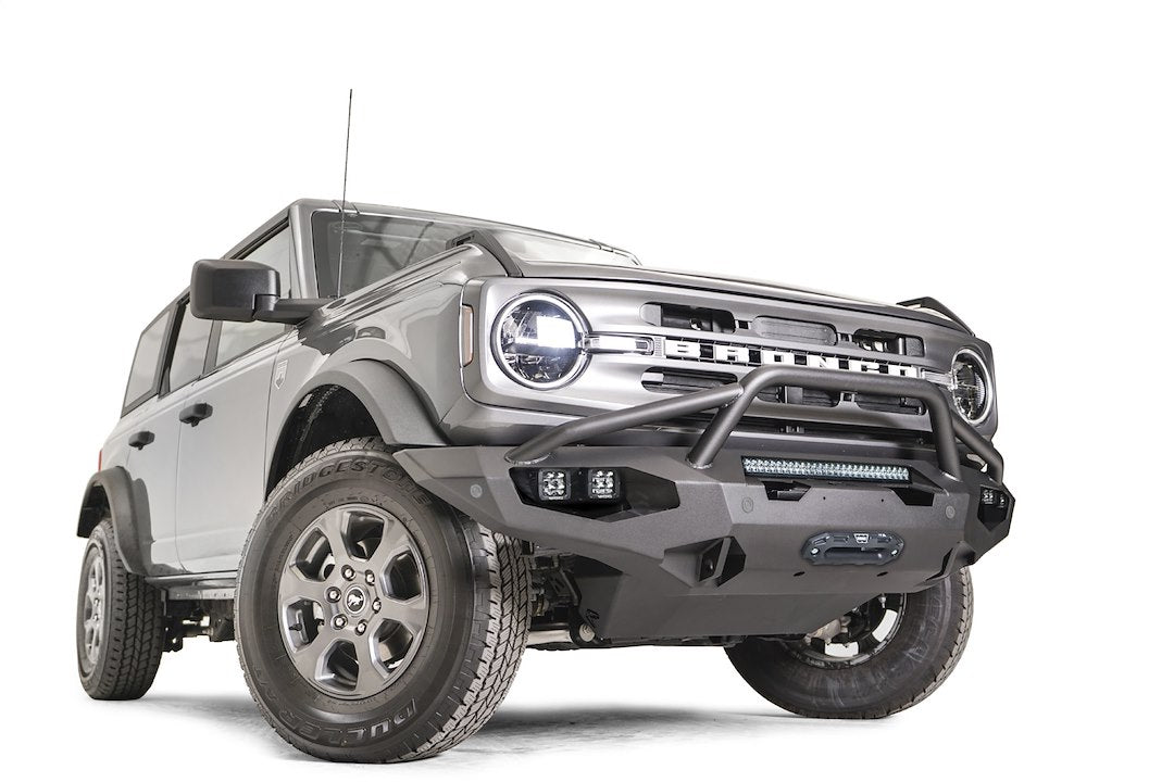 Product of Fab Fours FB21-X5252-1 Matrix Series Steel Matte Powder Coated Bumper 
