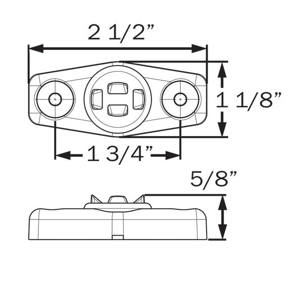 Optronics Mcl14cagbp Side Marker Light - Led||mcl14cagbp_1.Jpg||86||o24mcl14cagbp||2217469