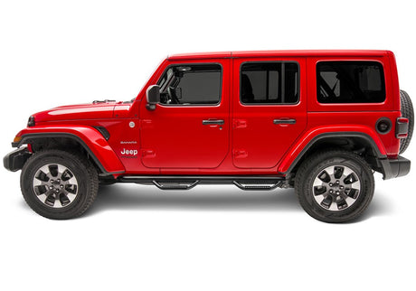 Product of N-Fab J1866 W2W Series Nerf Bar With Drop Down Steps 