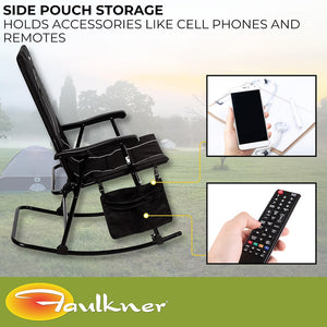 Faulkner 49597h Camping Chair||flk_49597h_Dakota Rocking Chair_Black_B2c_6.Jpg||90||flk49597h||1608955