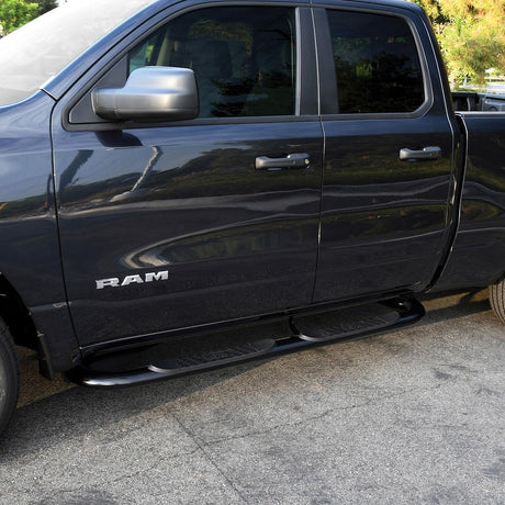 Product of Westin Automotive 21-4085 Platinum Nerf Bar With Surface Steps 