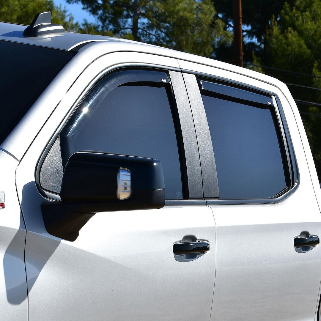 Product of Westin Automotive 72-39429 Wade Wind Deflectors - Slim Design Inside Channel Rainguard 