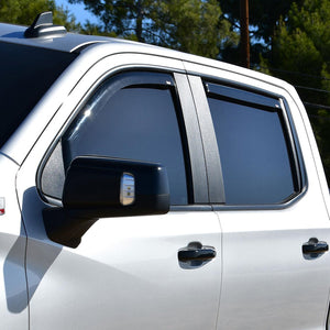 Product of Westin Automotive 72-39429 Wade Wind Deflectors - Slim Design Inside Channel Rainguard 