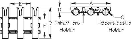 Sea Dog 325033-1 Fishing Rod Holder||325033-1_1.Jpg||86||sdg3250331||1585237