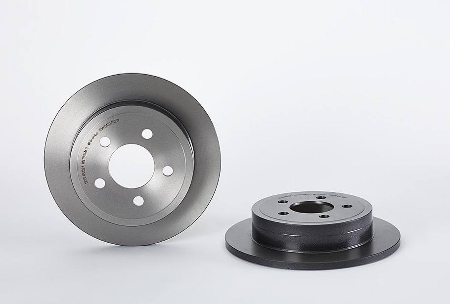 Product of Brembo 08A63611C02 Solid 1 Piece Brake Rotor 
