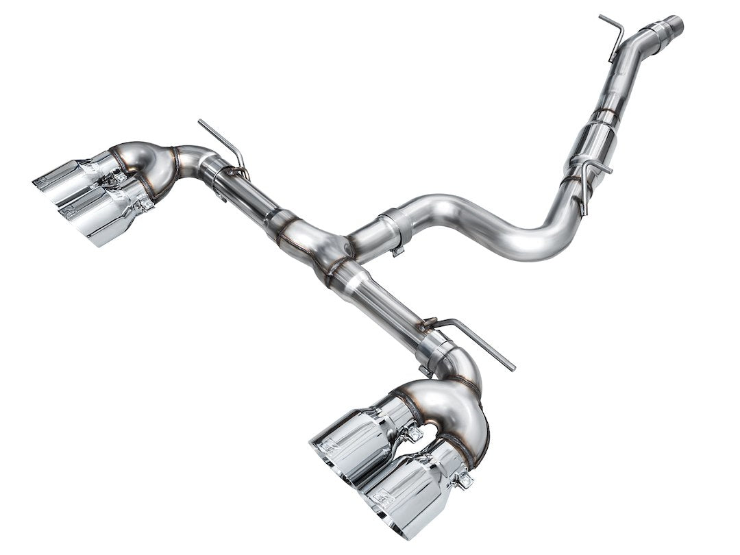 Product of AWE Tuning 3020-42658 Track Edition Cat-Back System Dual Exhaust System Kit 