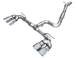Product of AWE Tuning 3020-42658 Track Edition Cat-Back System Dual Exhaust System Kit 
