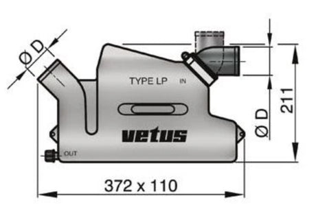 Vetus Wlockl50r Marine Exhaust System Waterlock||wlockl50r_1.Jpg||86||vetwlockl50r||845573