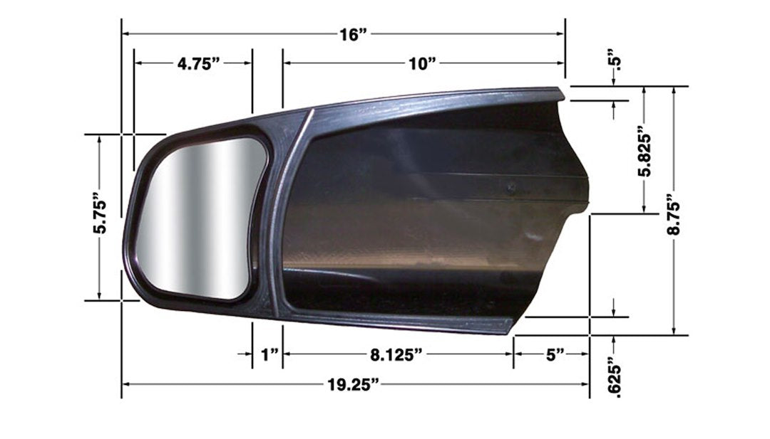 Product of Cipa Usa 11300 Exterior Towing Mirror