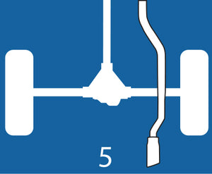 Product of Dynomax 19391 Super Turbo Cat Back System Single Exhaust System Kit 