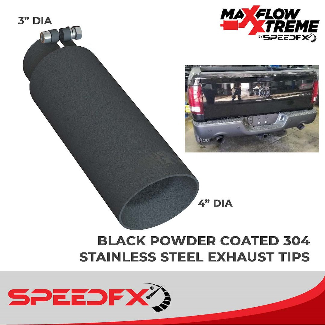 Product of SpeedFX 50200 MaxFlow Xtreme Cat Back System Single Exhaust System Kit 