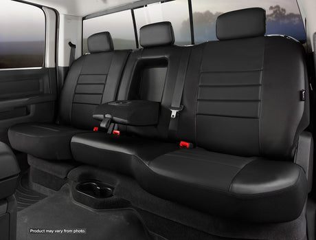 Product of Fia SL62-80 BLK/BLK LeatherLite™ Black Simulated Leather Seat Cover 