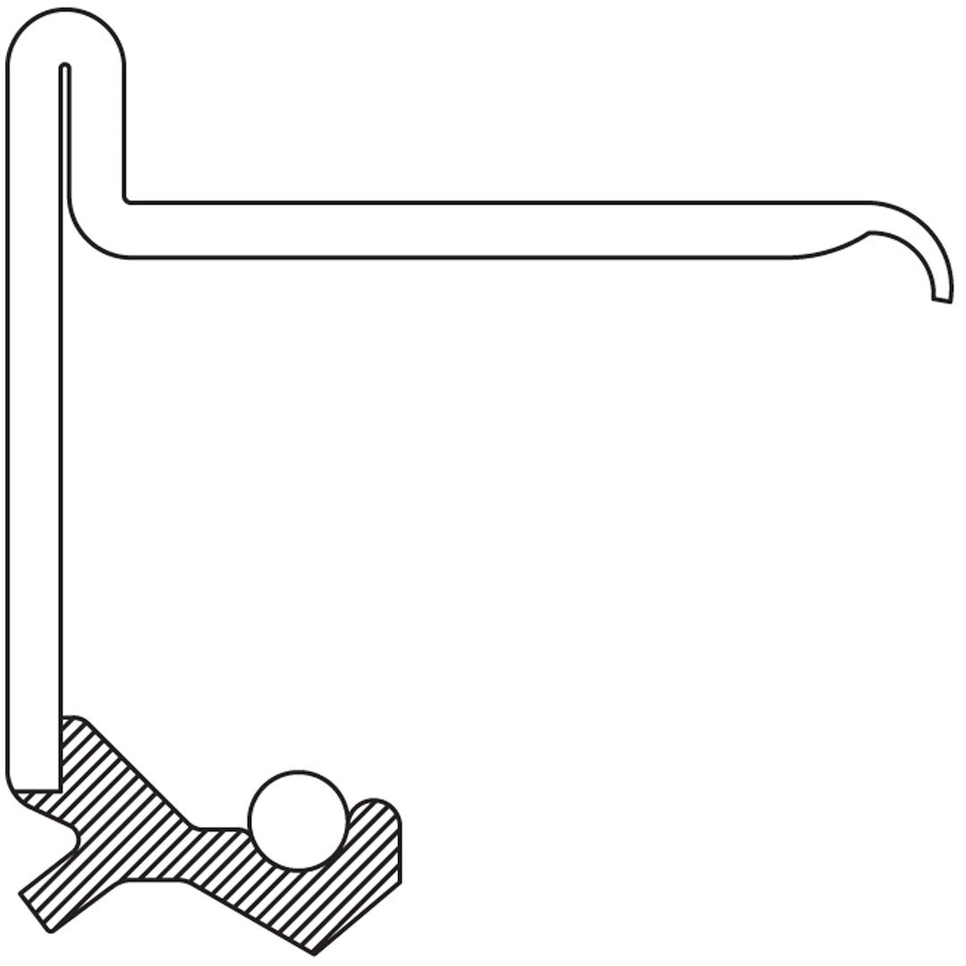 Product of National Seal 9613s Auto Trans Output Shaft Seal