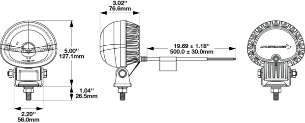 Product of J.W. Speaker 1403601 Warning Light