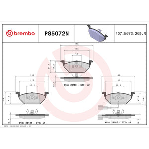 Brembo P85072n Brake Pad||p85072n_Drw.Jpg||89||brmp85072n||1754262