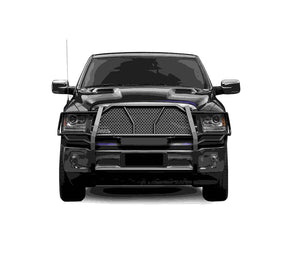 Product of Black Horse Offroad RU-DORA09-B Grille Guard Modular Black Powder Coated 