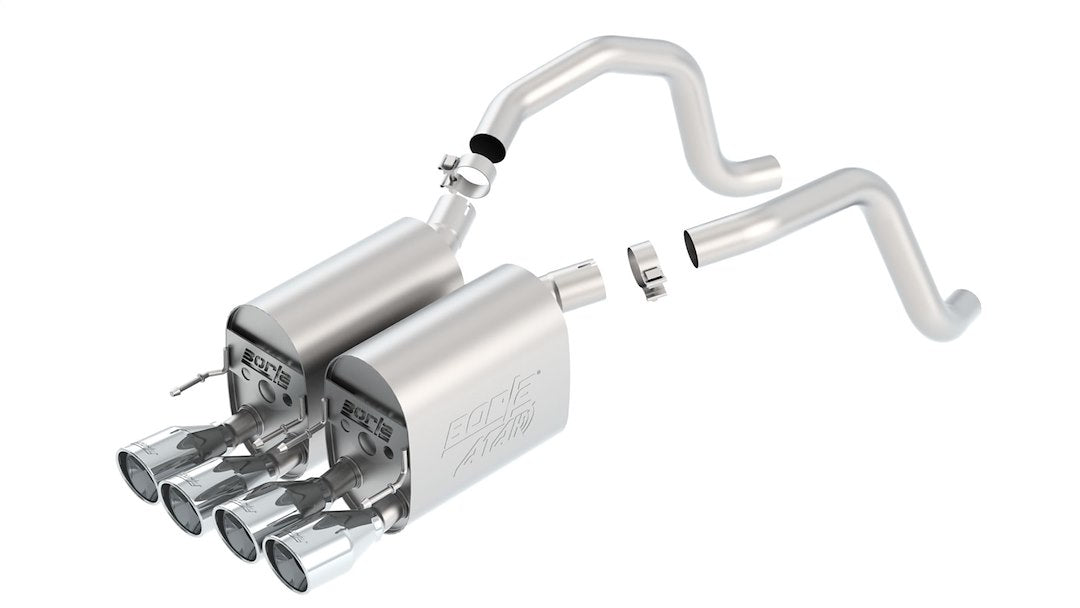 Product of Borla 11816 ATAK ® Series Axle Back System Dual Exhaust System Kit 