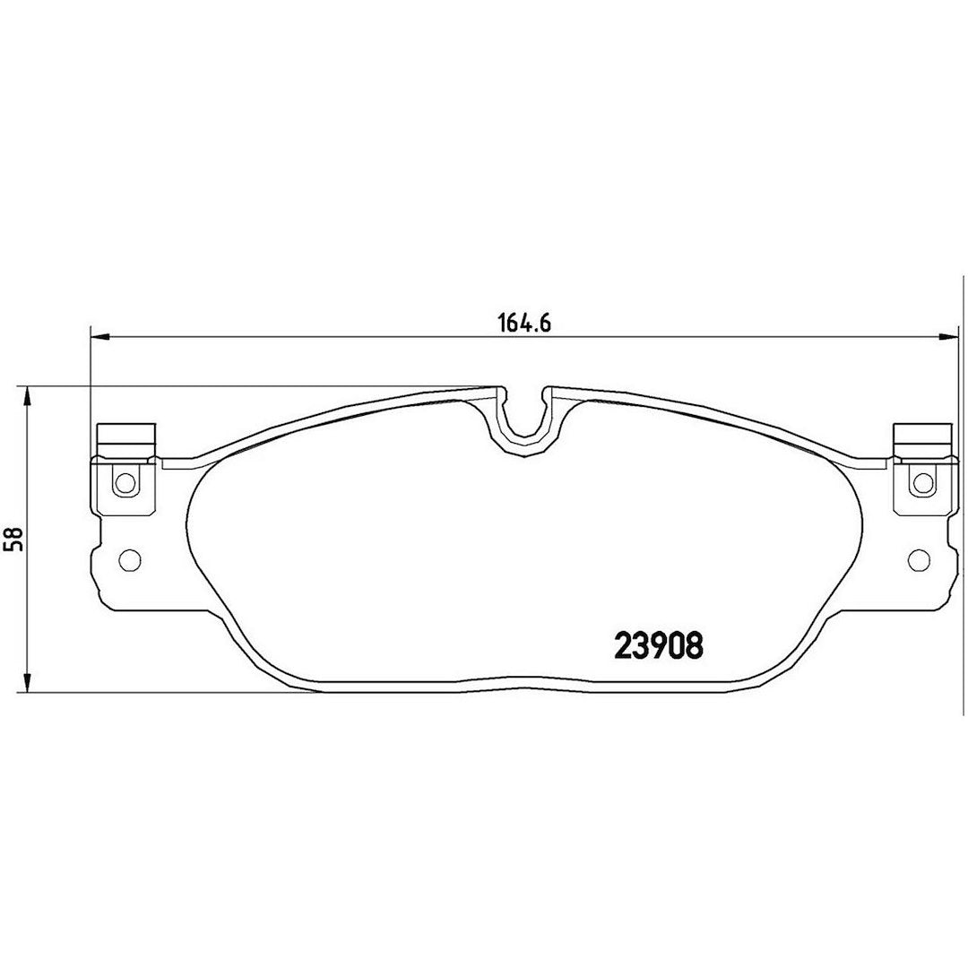 Product of Brembo P36021 Brake Pad - Set Of 4 
