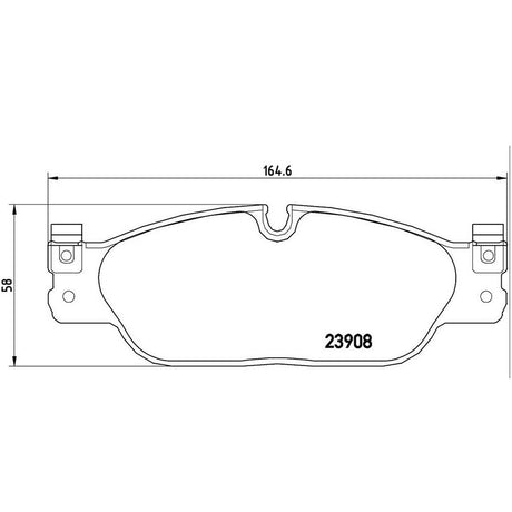 Product of Brembo P36021 Brake Pad - Set Of 4 