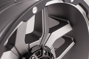 Product of Grid Wheels 18x9 Anthracite Gray With Black Lip Wheel - Not Applicable Bolt Pattern 