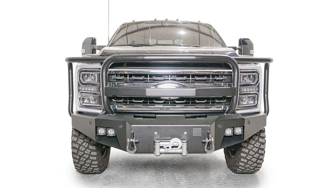 Product of Fab Fours FS23-A5950-1 Premium Steel Powder Coated Bumper 