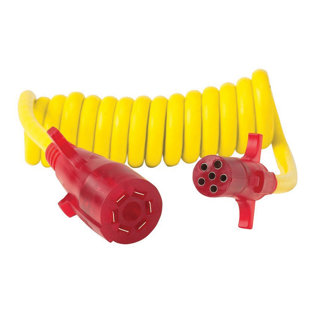 Husky Towing 30501 Trailer Wiring Connector Adapter||hus_30501_Flex Coil Nite-Glow Adapter_7 Blade To 6 Rnd Gf.Jpg||85||hus30501||986649