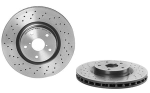 Product of Brembo 0978122XC02 Xtra Vented Cross Drilled 1 Piece Brake Rotor 